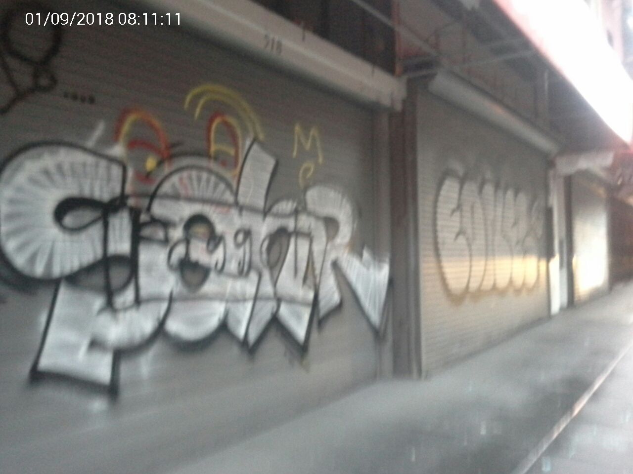 Graffiti at 518 GRANT AVE