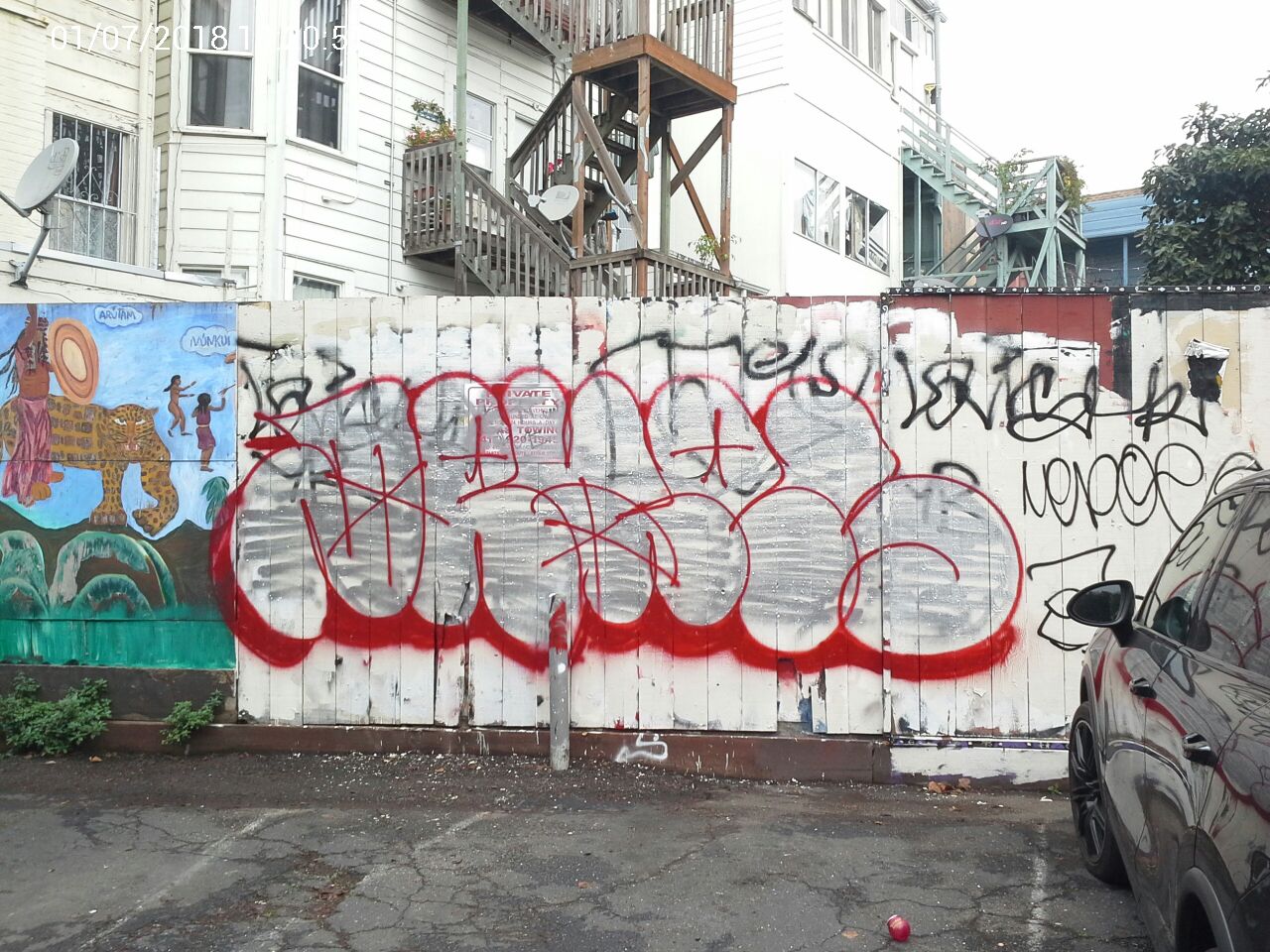 Graffiti at 3236 24th St
