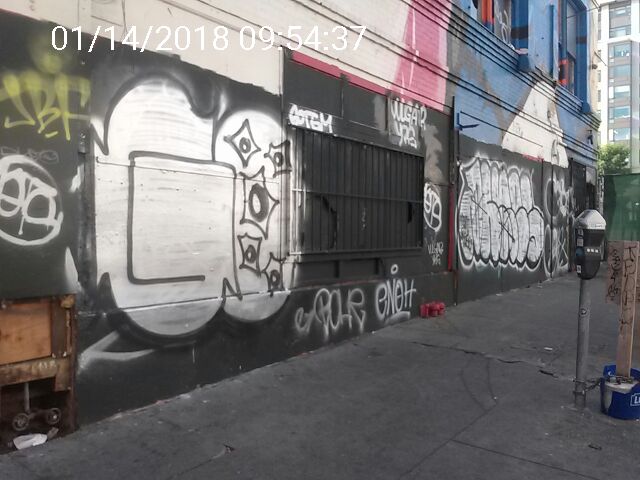 Graffiti at 1028 MARKET ST