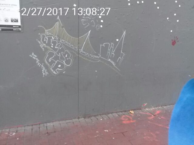 Graffiti at 974 Market St