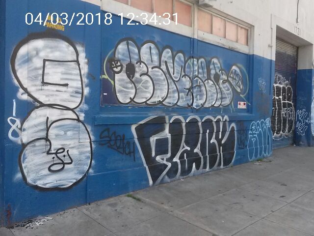 Graffiti at 1721 15TH ST