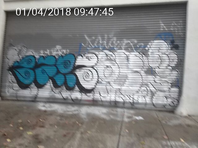 Graffiti at 10 SOUTH VAN NESS AVE