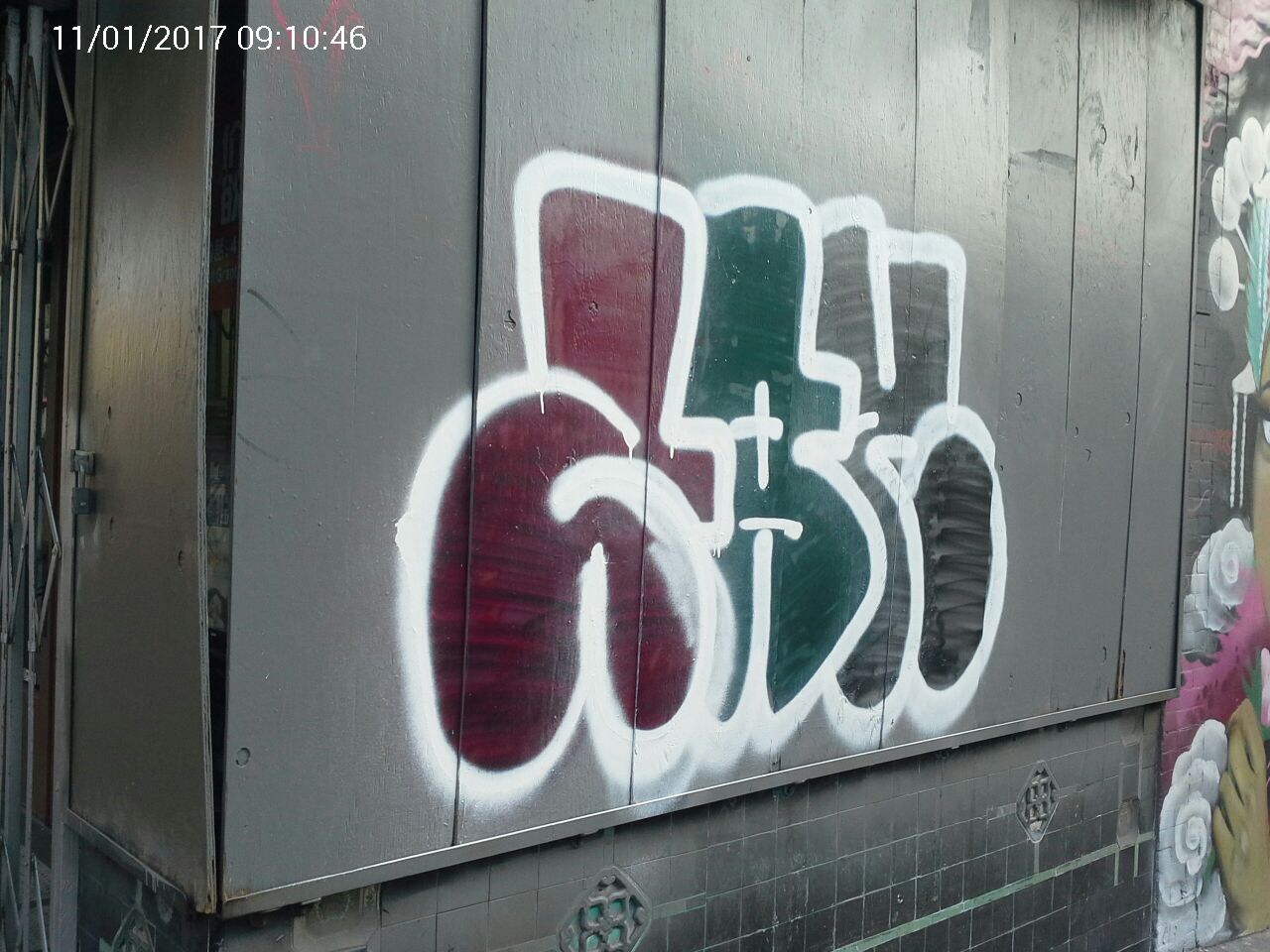 Graffiti at 900 GRANT AVE