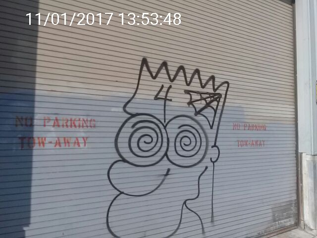 Graffiti at 552 BERRY ST