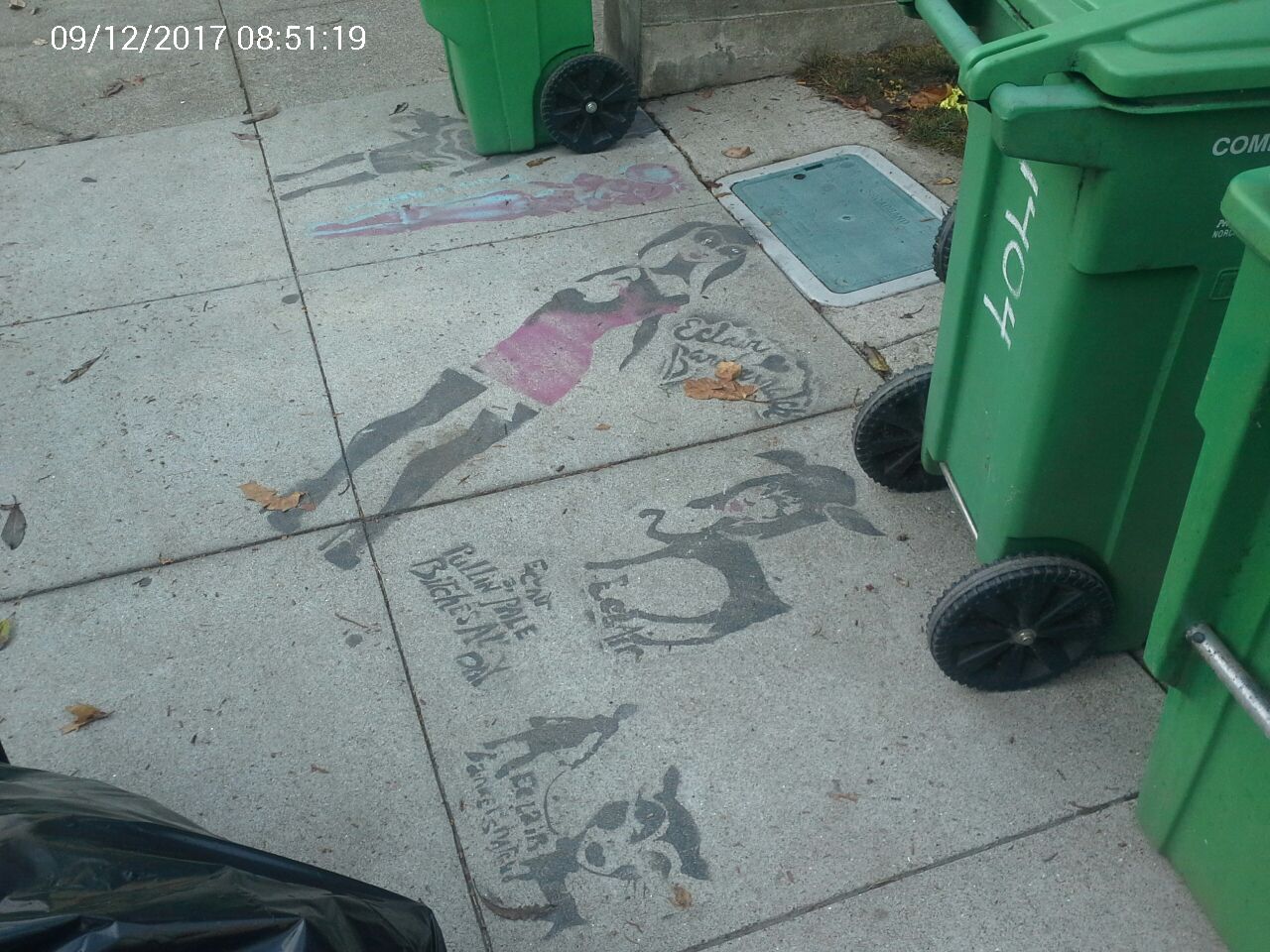 Graffiti at 1135 STEINER ST