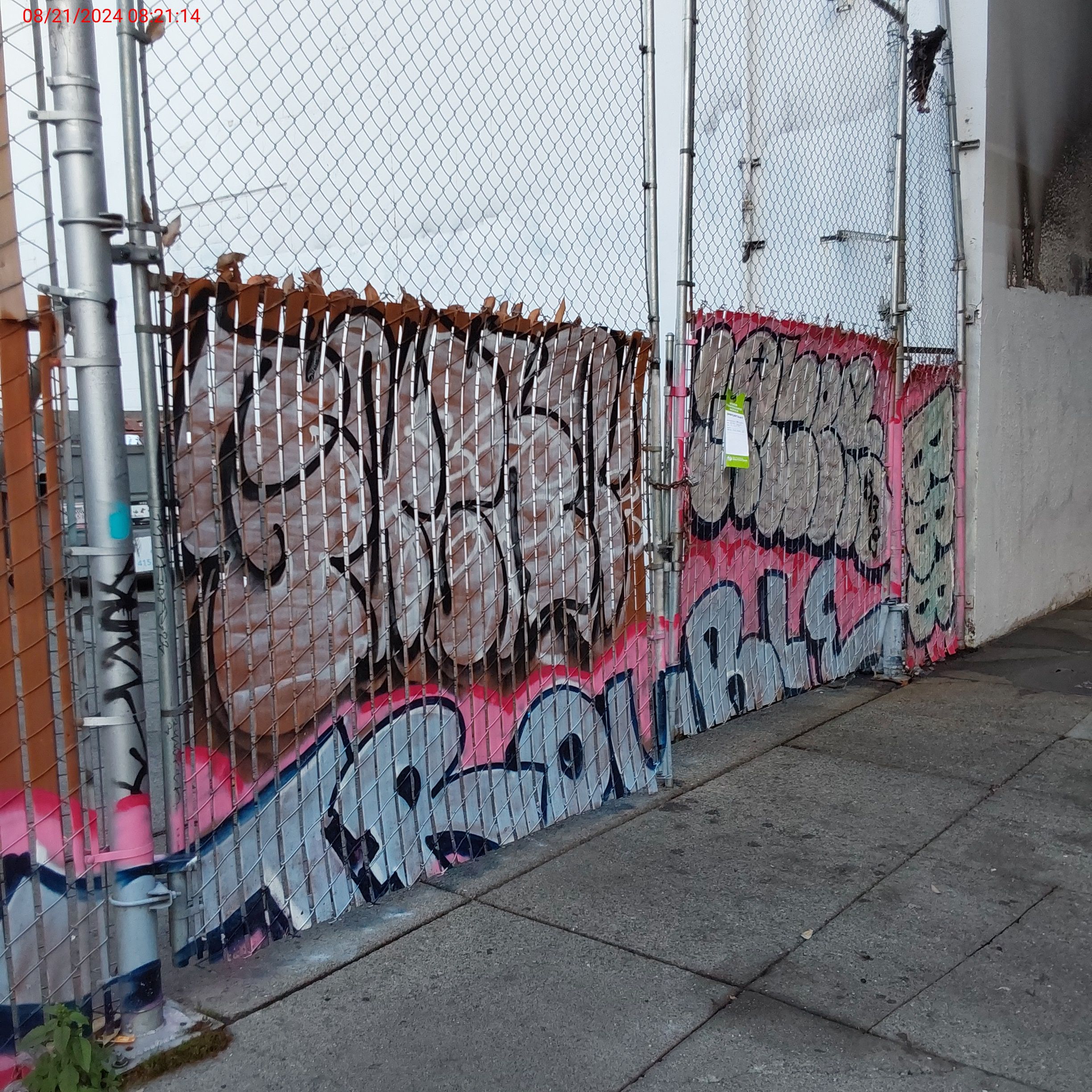 Graffiti at 1800 FOLSOM ST