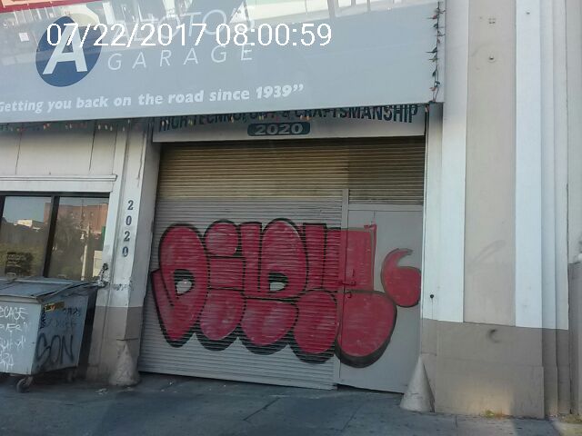 Graffiti at 2020 VAN NESS AVE