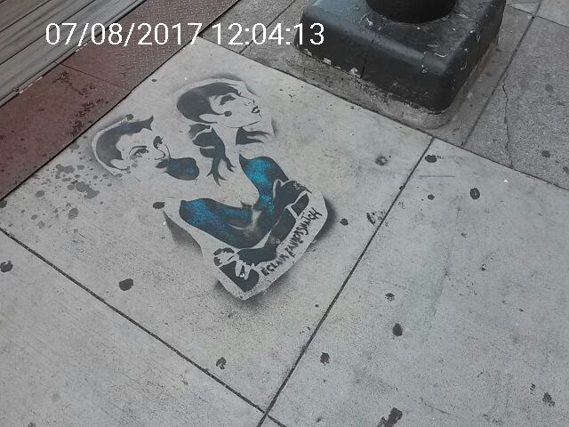 Graffiti at 258 Divisadero St