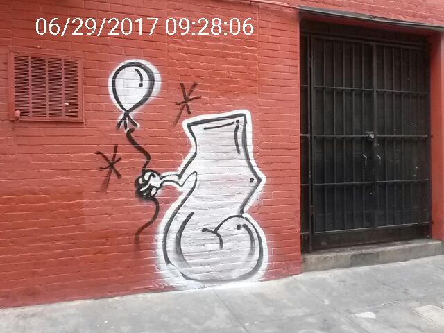 Graffiti at 1010 GRANT AVE