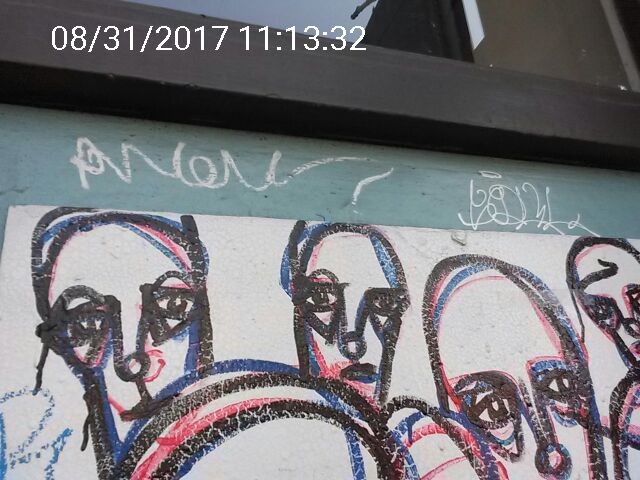 Graffiti at 593 VALENCIA ST