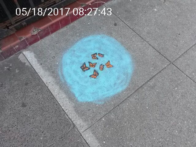 Graffiti at 597 HAIGHT ST