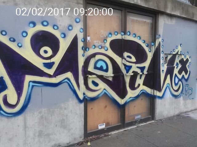 Graffiti at 200 Rhode Island St