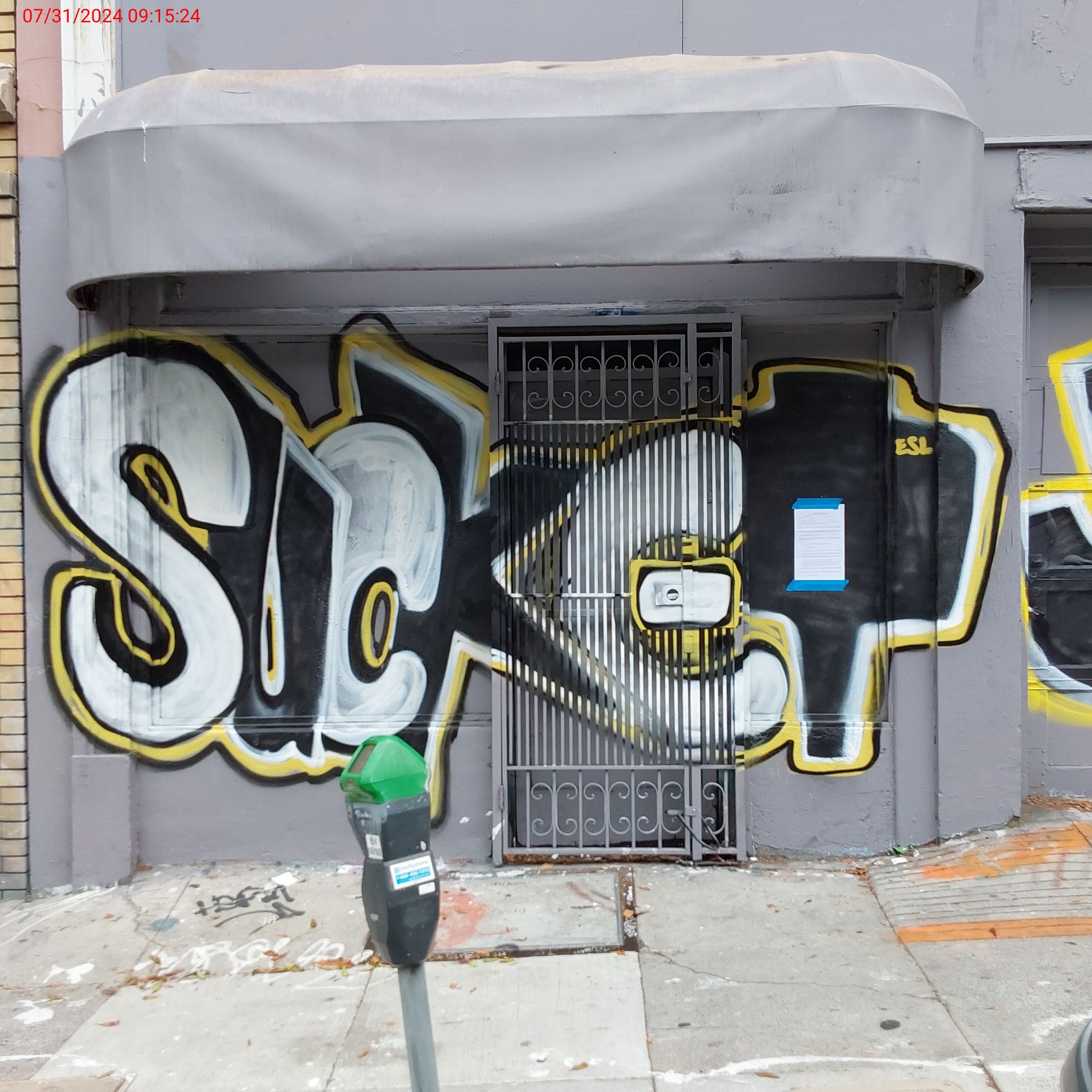 Graffiti at 820 POST ST