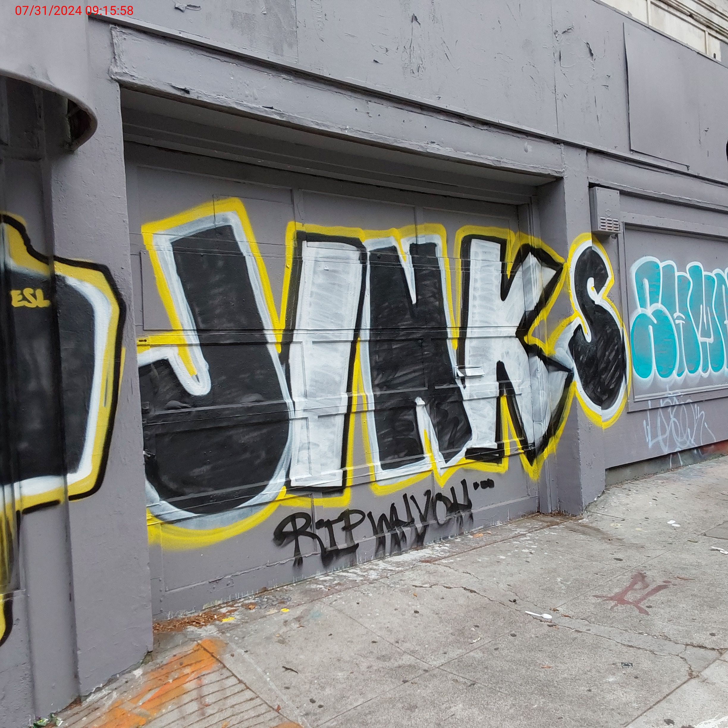 Graffiti at 820 POST ST