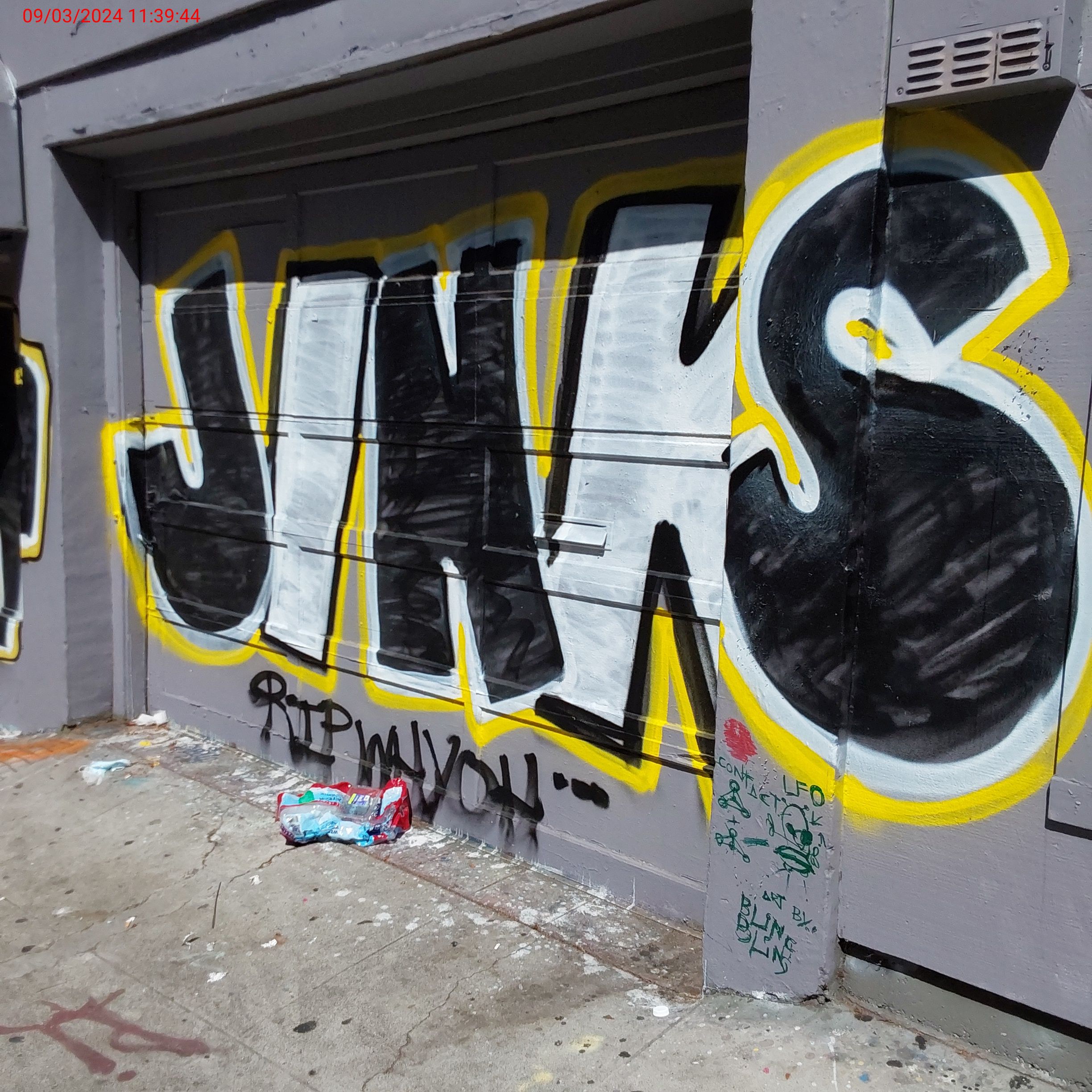 Graffiti at 820 POST ST