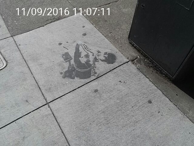 Graffiti at 88 Castro St