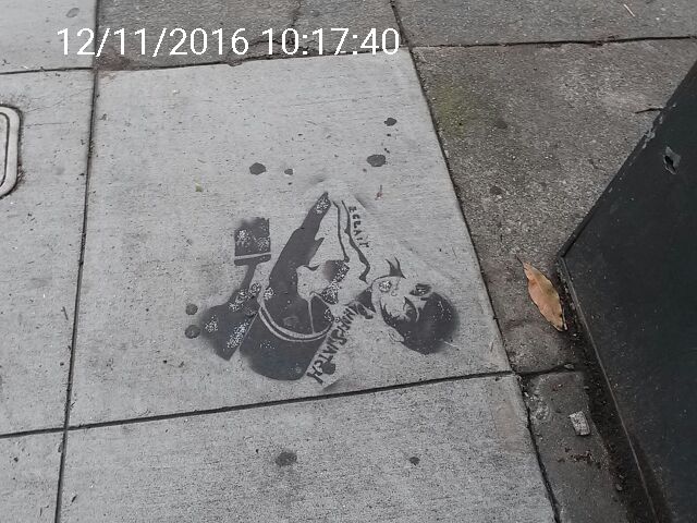 Graffiti at 88 Castro St