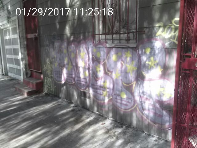 Graffiti at 1196 TREAT AVE