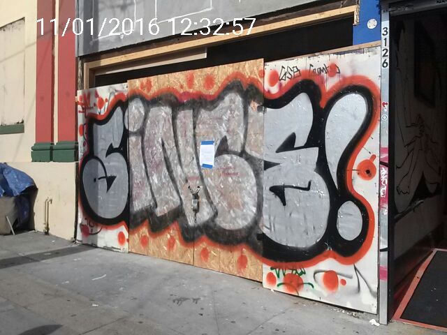 Graffiti at 3128 16TH ST