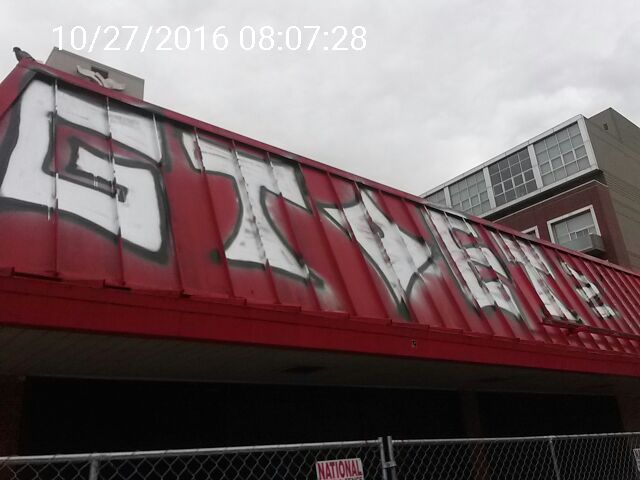 Graffiti at 701 03RD ST