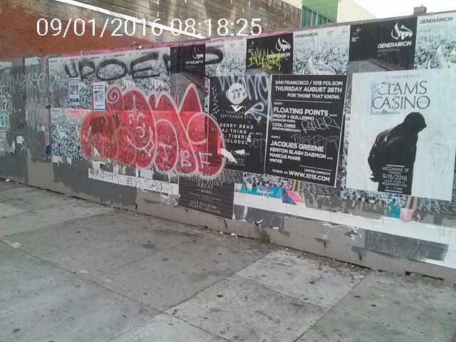 Graffiti at 2525 MISSION ST