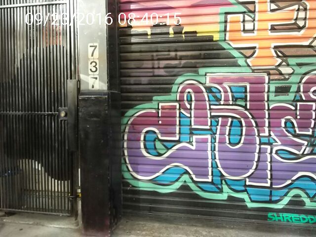 Graffiti at 737 Minna St