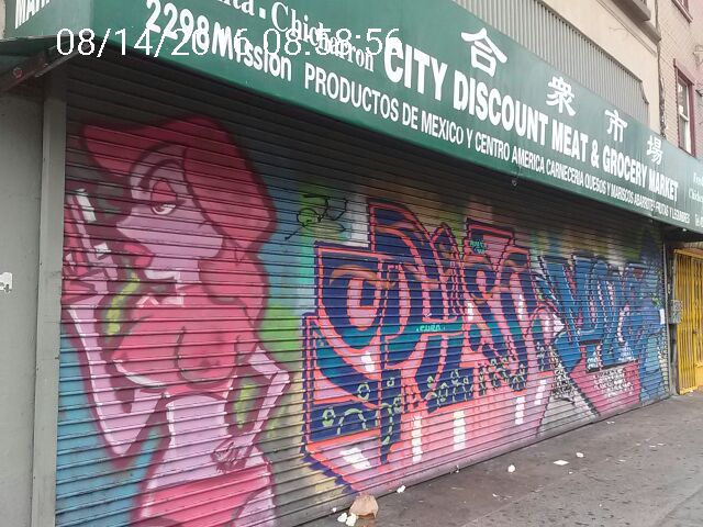 Graffiti at 2298 MISSION ST