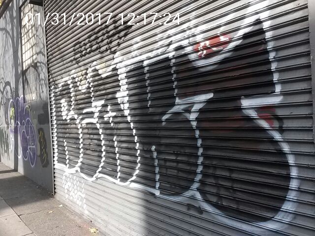 Graffiti at 599 VALENCIA ST