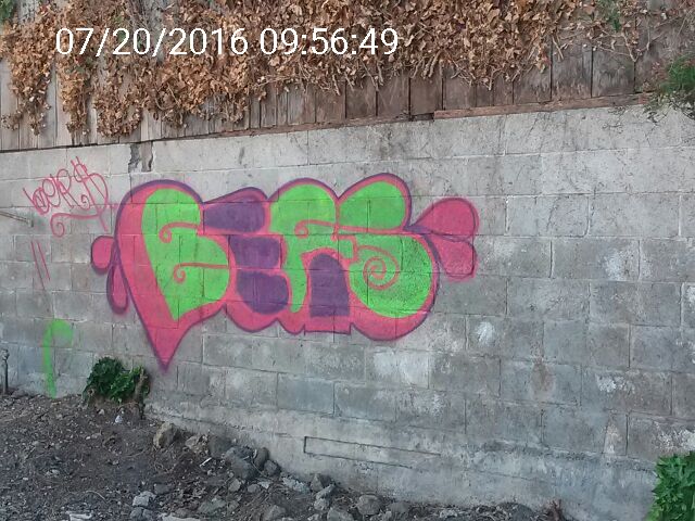 Graffiti at 863 Carolina Street