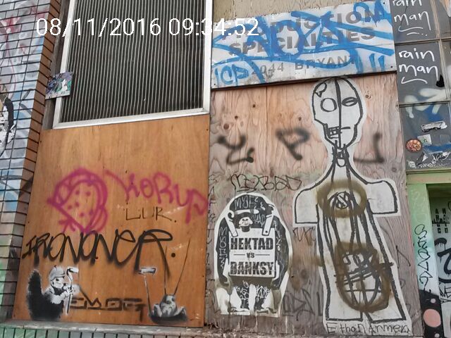 Graffiti at 2044 BRYANT ST