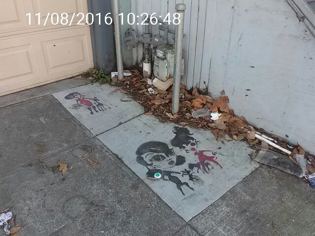 Graffiti at 1181 OAK ST