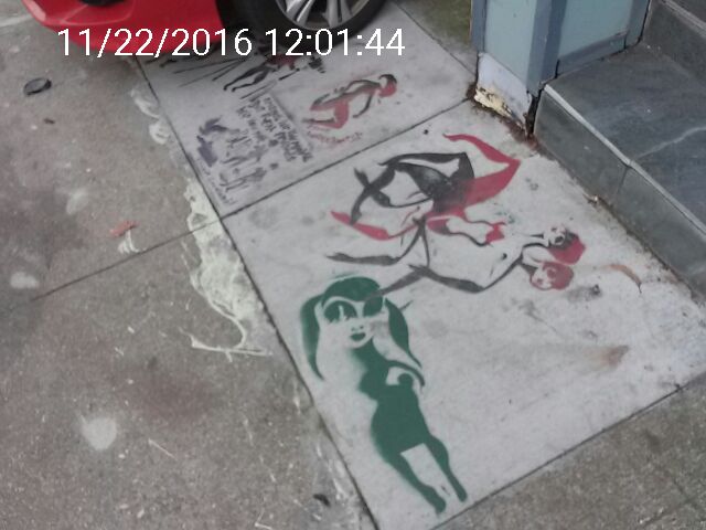 Graffiti at 1181 OAK ST