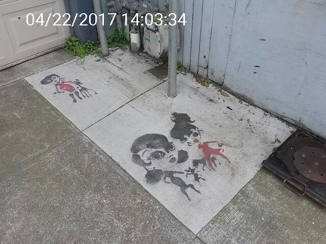 Graffiti at 1181 OAK ST