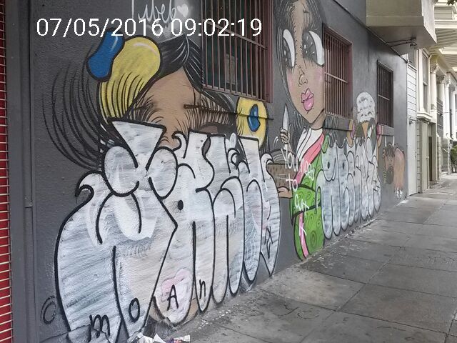 Graffiti at 1649 HAIGHT ST