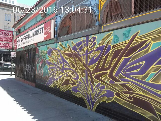 Graffiti at 701 OFARRELL ST