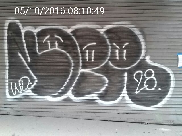 Graffiti at 525 GRANT AVE