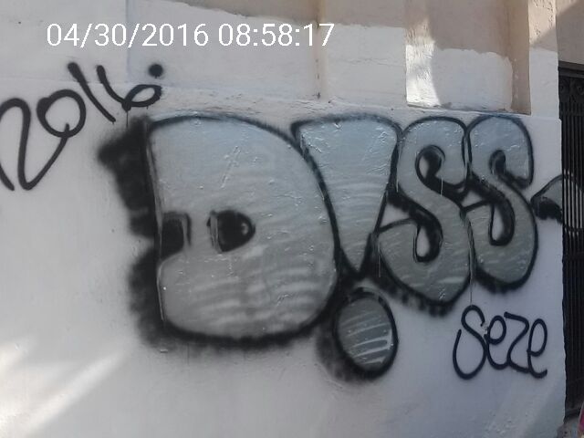 Graffiti at 1077 POST ST