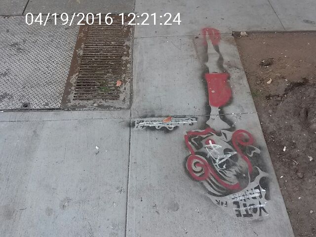 Graffiti at 100 CHURCH ST