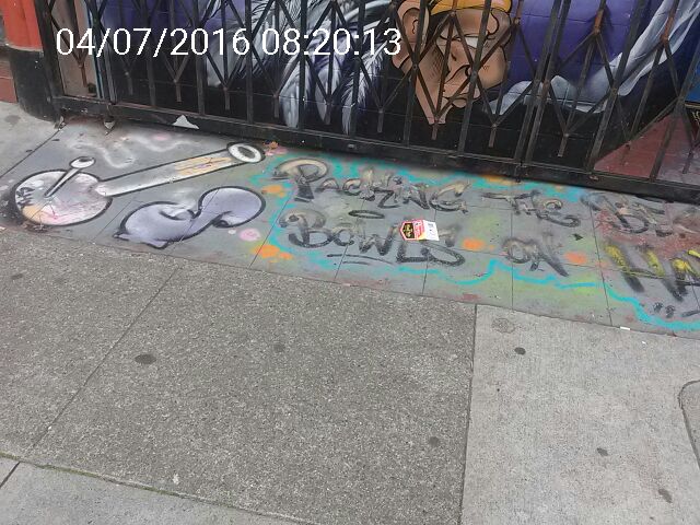 Graffiti at 610 COLE ST