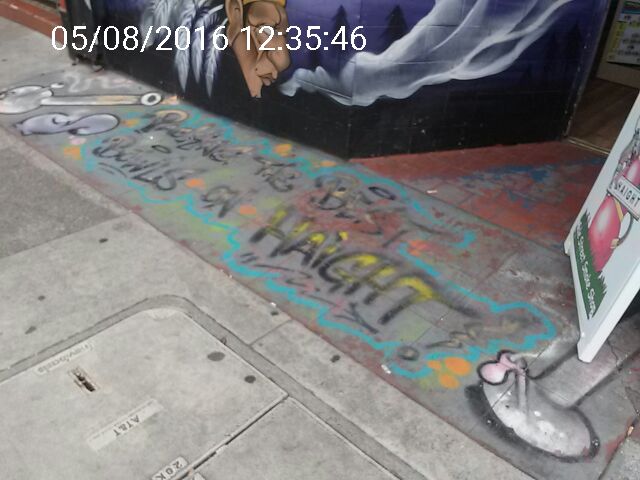 Graffiti at 610 COLE ST