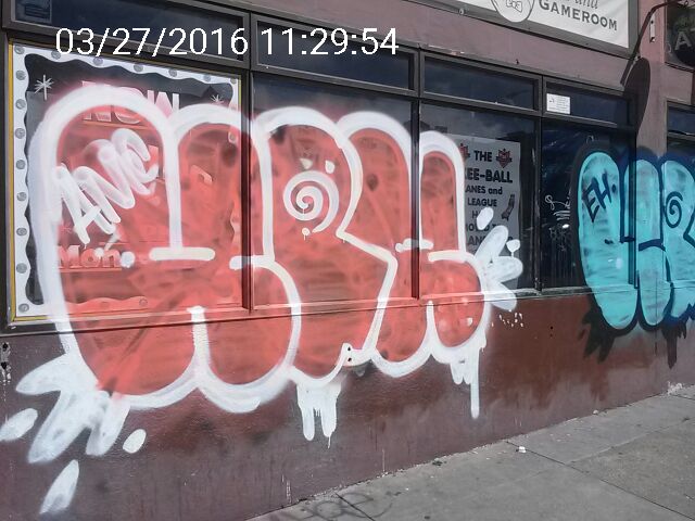 Graffiti at 3848 GEARY BLVD