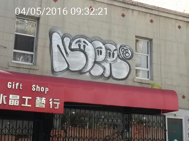 Graffiti at 757 GRANT AVE