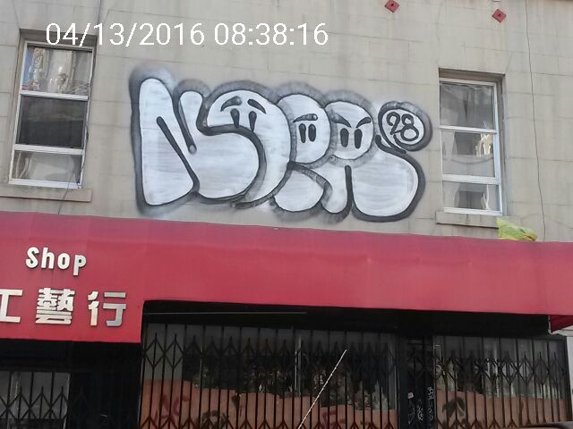 Graffiti at 757 GRANT AVE