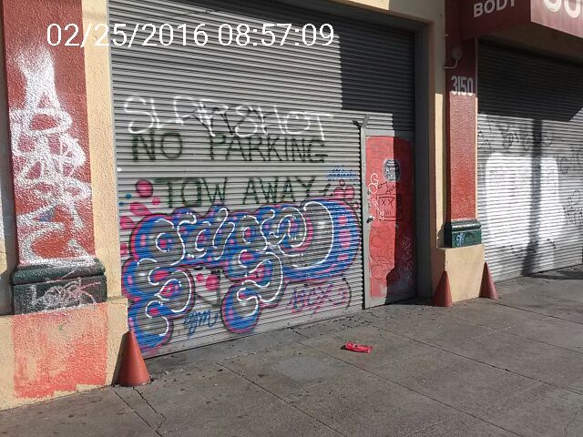 Graffiti at 3150 16TH ST