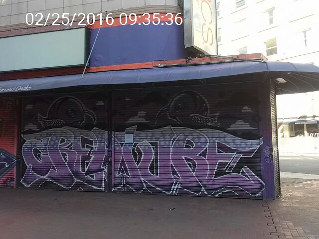 Graffiti at 950 Market St