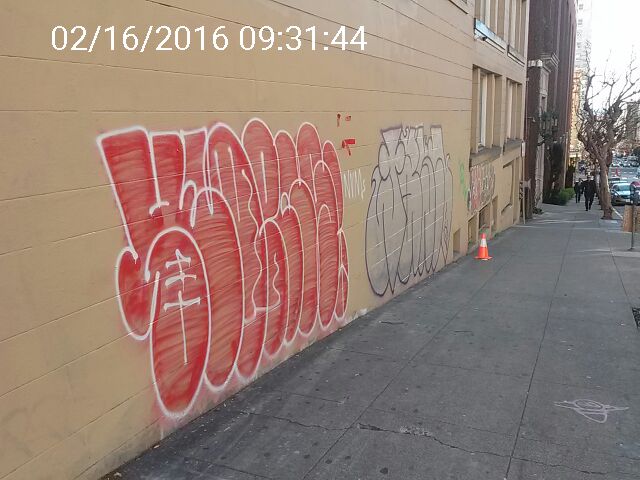 Graffiti at 693 SUTTER ST