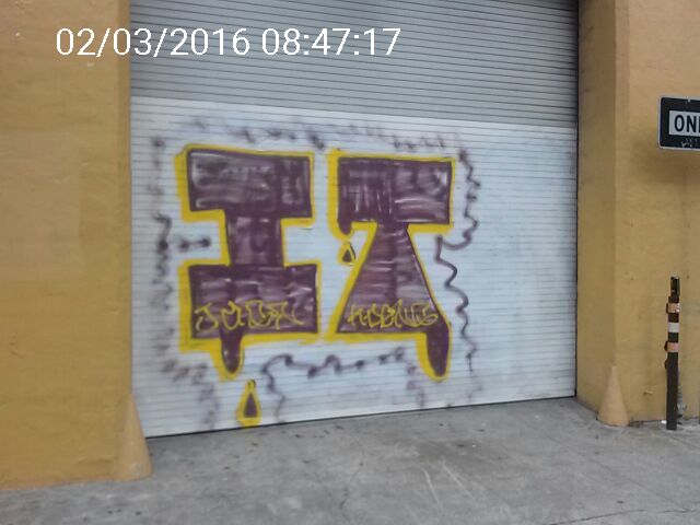 Graffiti at 1600 MISSION ST