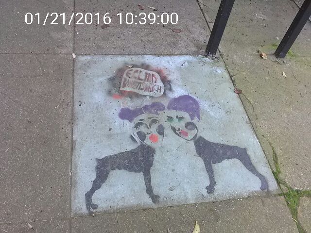 Graffiti at 1601 PAGE ST
