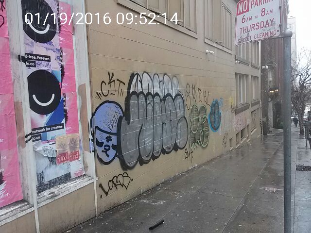 Graffiti at 693 SUTTER ST