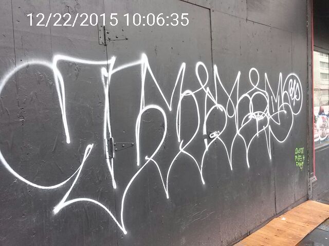 Graffiti at 700 POLK ST